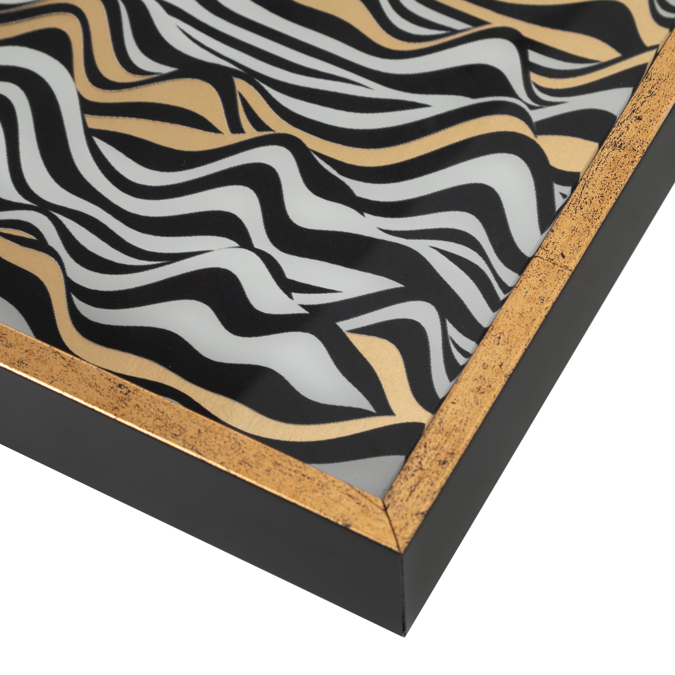 WAVE DEKORATİF TEPSİ 24X39 CM