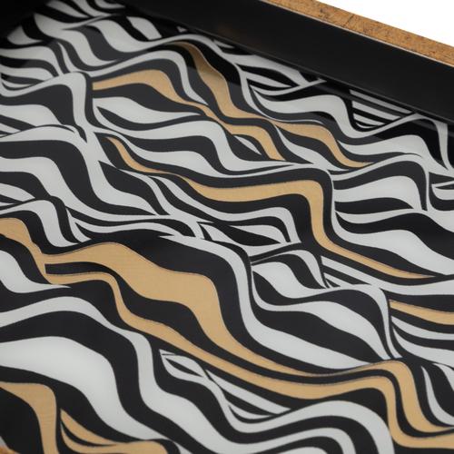  WAVE DEKORATİF TEPSİ 24X39 CM