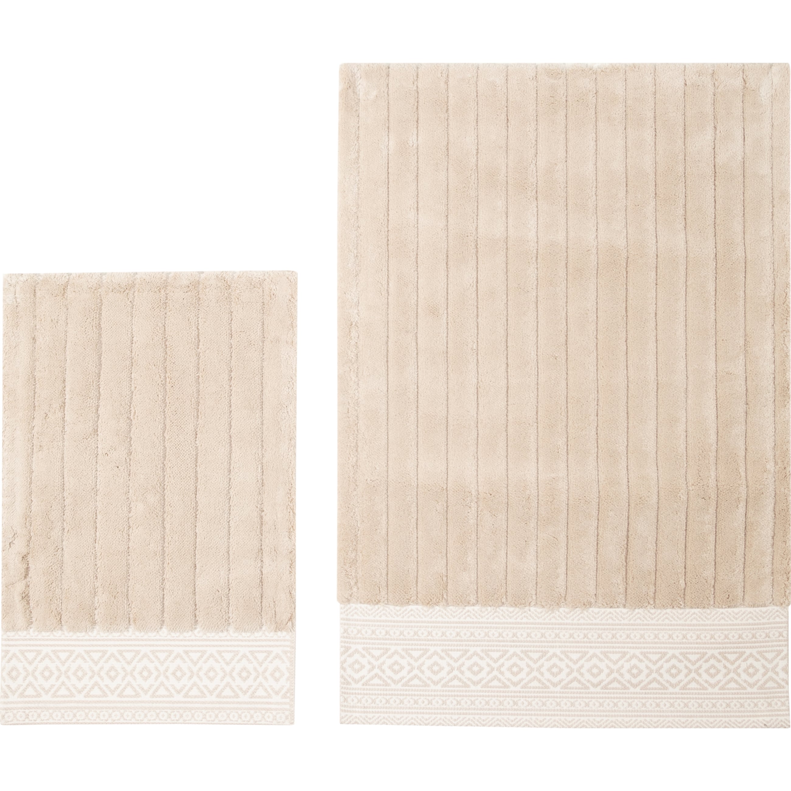 ATLAS 2'Lİ BANYO PASPAS SETİ BEJ