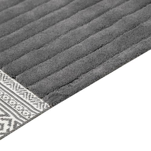  ATLAS 2'Lİ BANYO PASPAS SETİ KOYU GRİ