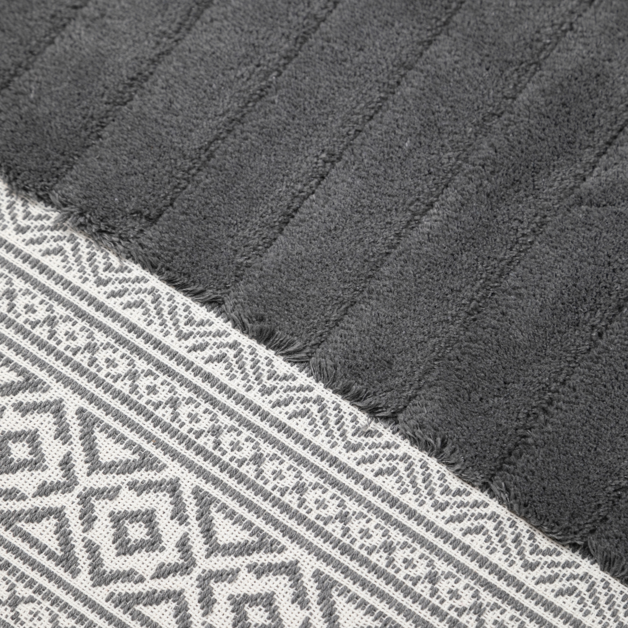 ATLAS 2'Lİ BANYO PASPAS SETİ KOYU GRİ