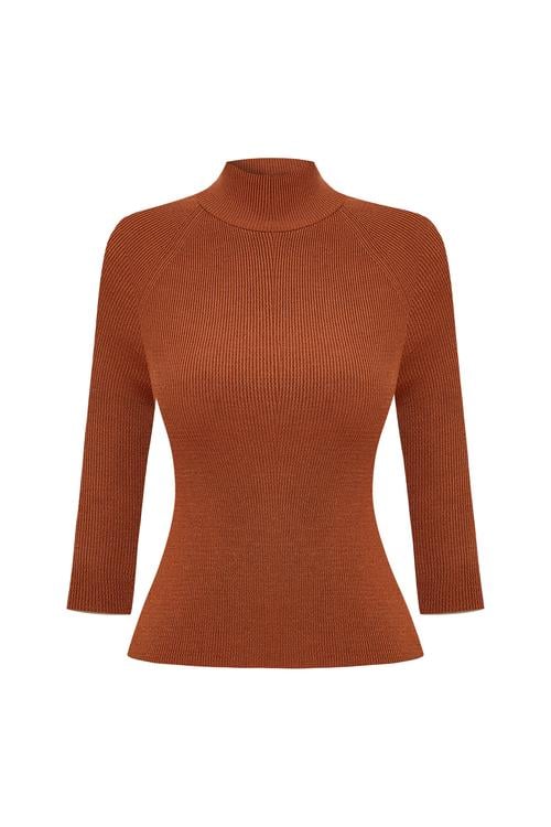 DİK YAKA KISA KOLLU KAZAK