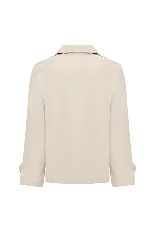  OVERSIZE KISA TRENÇKOT CEKET