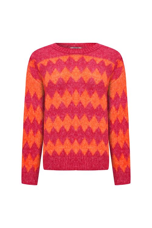  BİSİKLET YAKA JAKARLI KAZAK