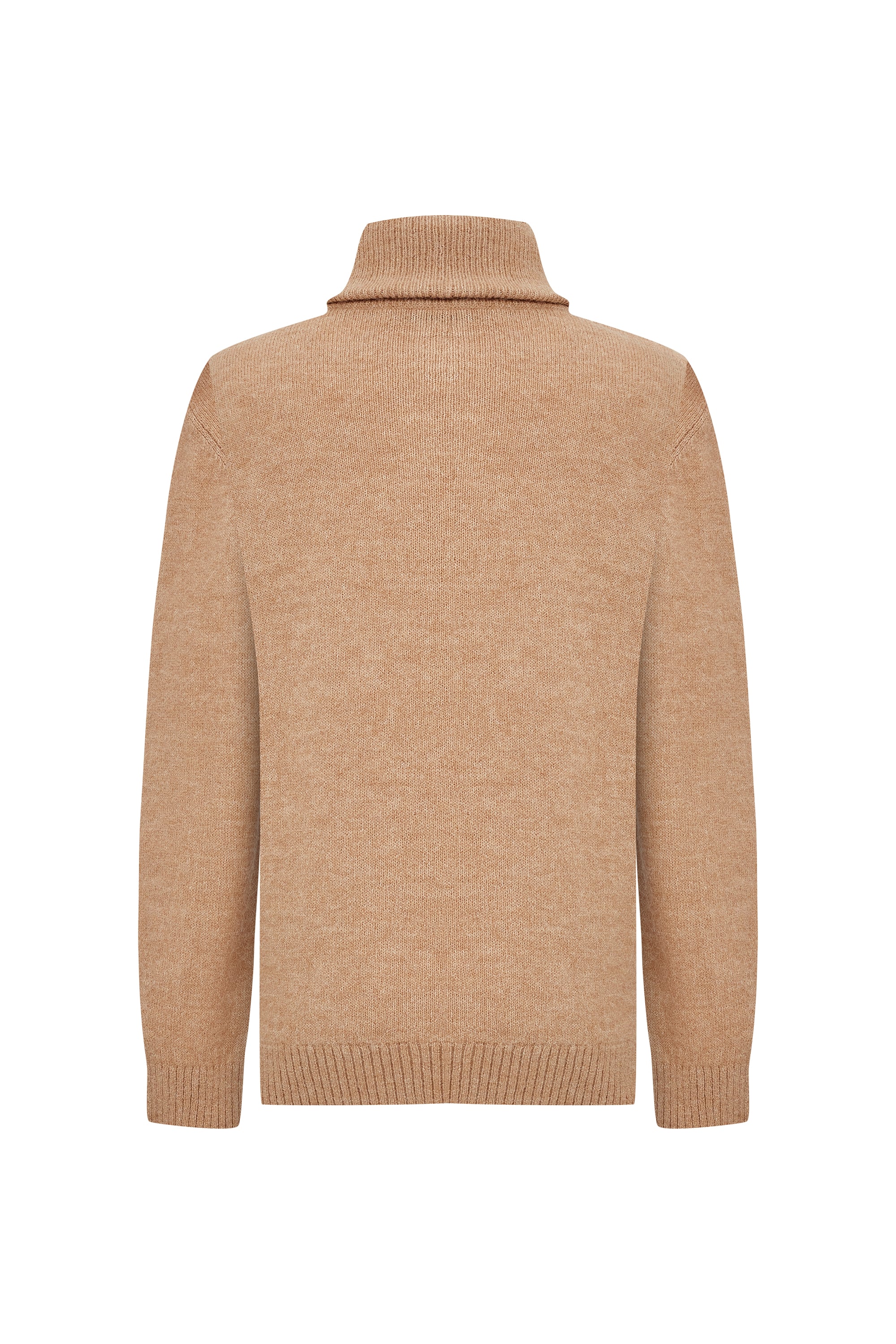 DÜĞMELİ DİK YAKA KAZAK