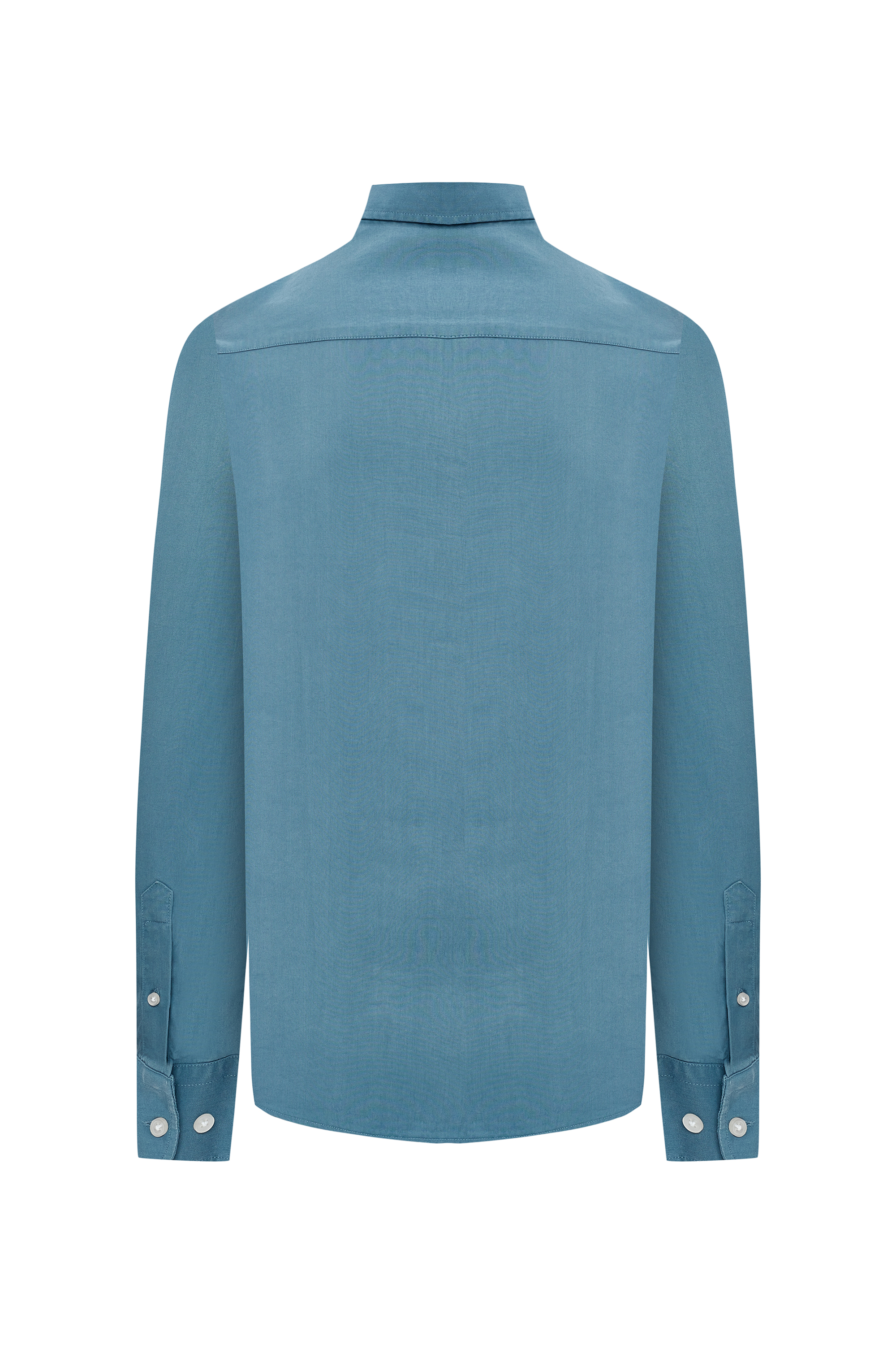 REGULAR FIT LİYOSEL UZUN KOLLU GÖMLEK