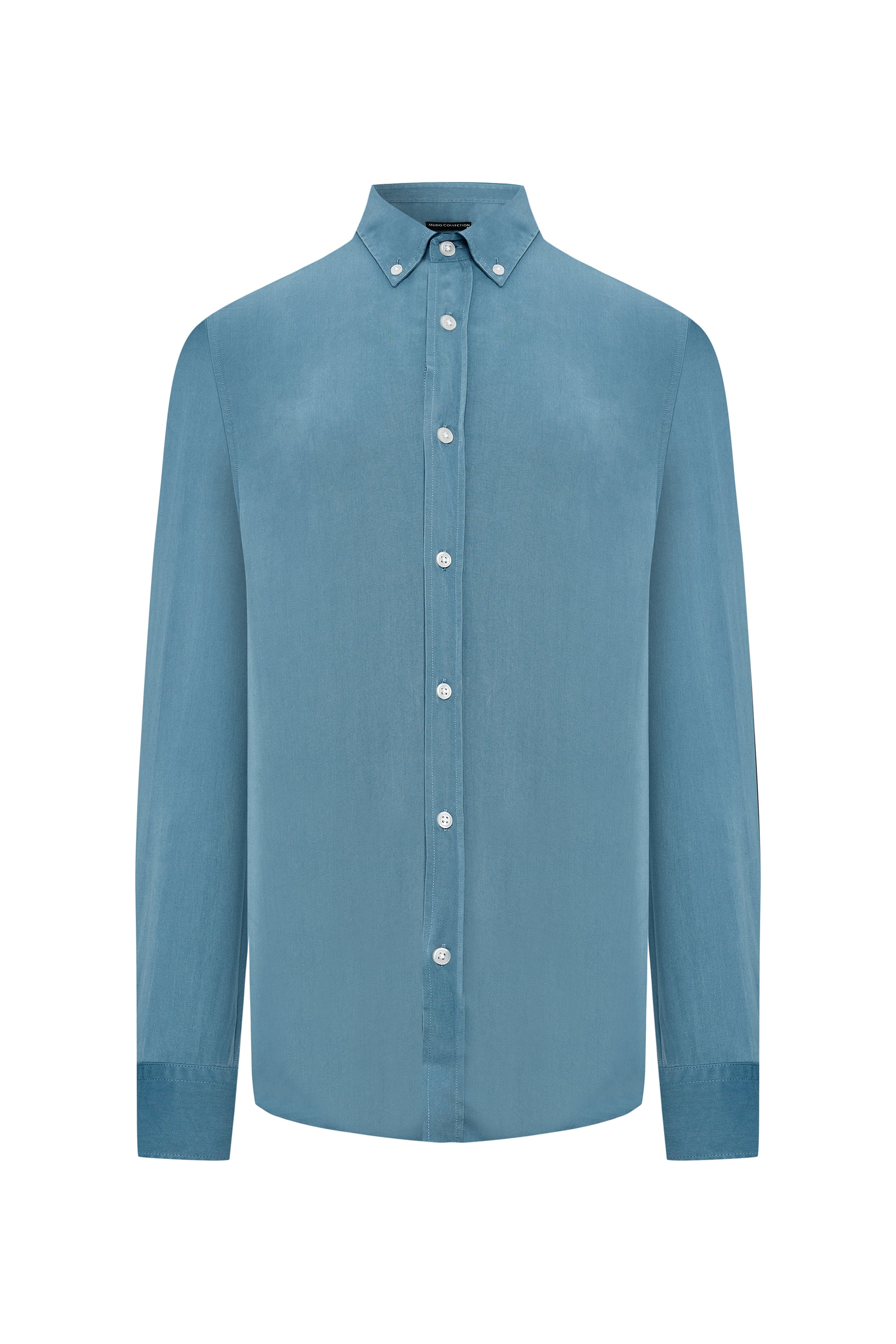 REGULAR FIT LİYOSEL UZUN KOLLU GÖMLEK