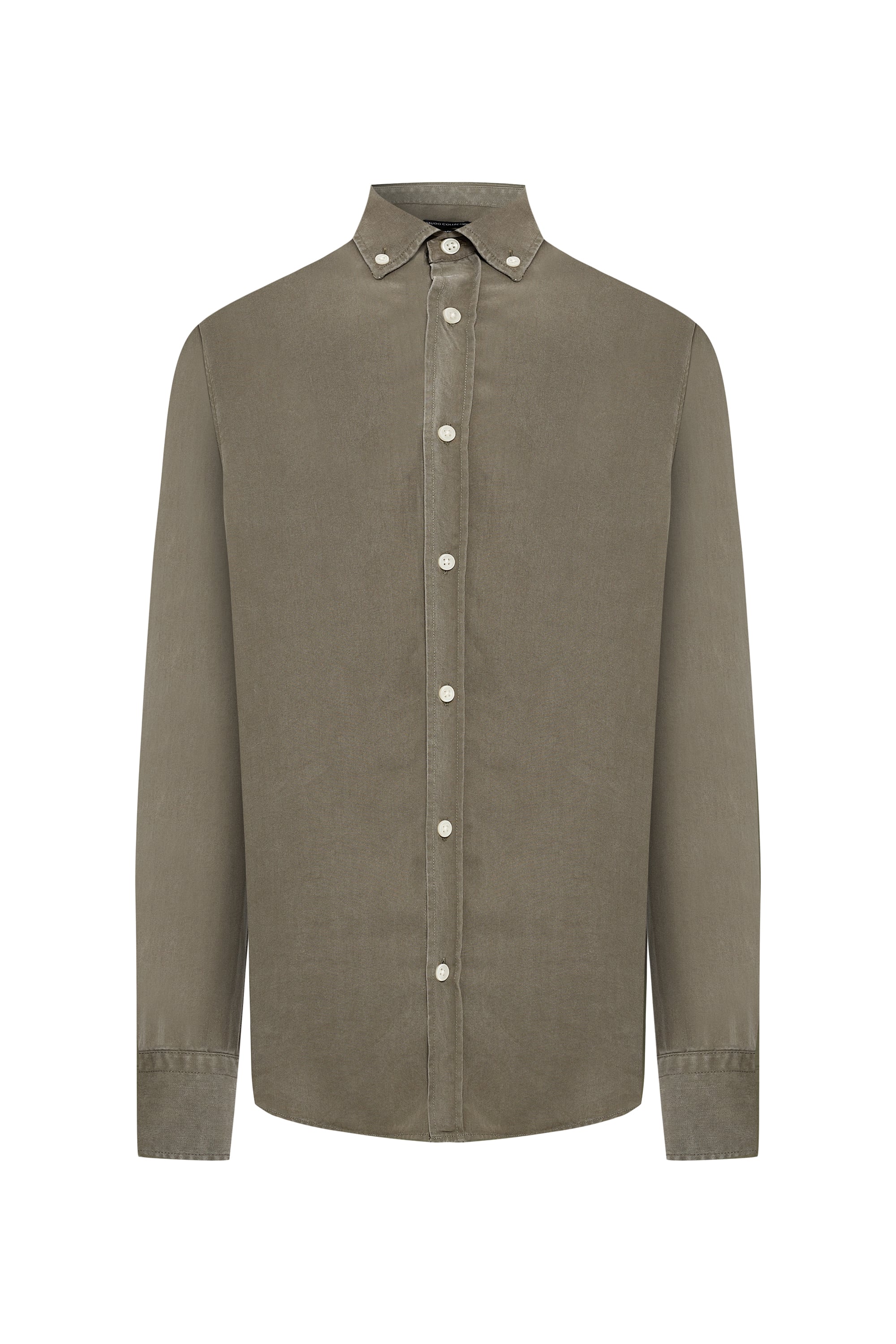 REGULAR FIT LİYOSEL UZUN KOLLU GÖMLEK