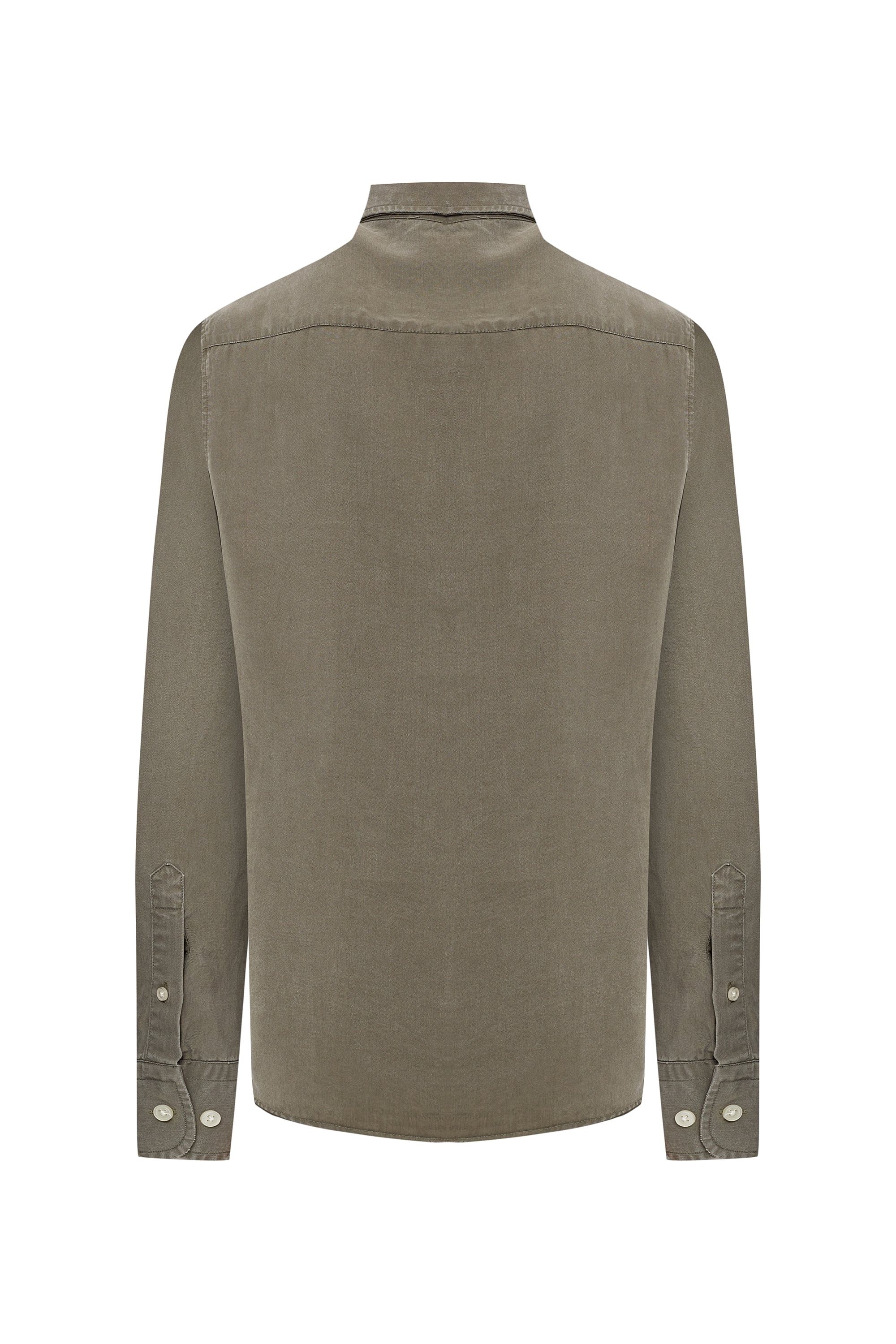 REGULAR FIT LİYOSEL UZUN KOLLU GÖMLEK