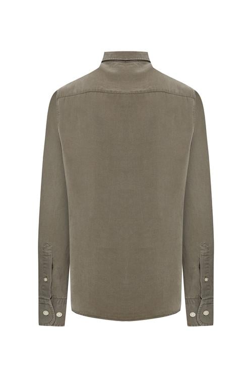  REGULAR FIT LİYOSEL UZUN KOLLU GÖMLEK