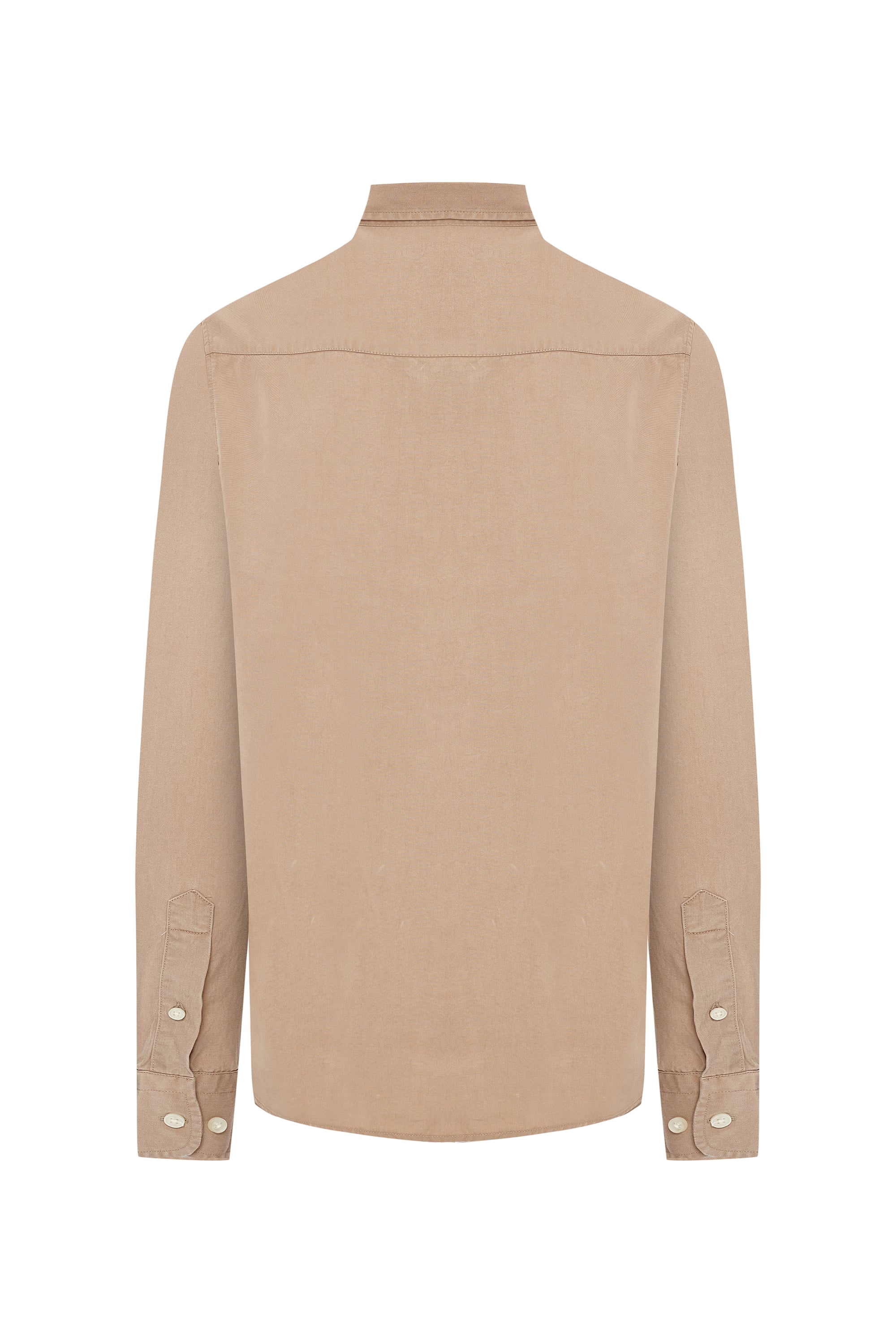 REGULAR FIT LİYOSEL UZUN KOLLU GÖMLEK