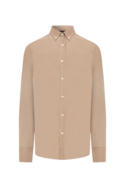  REGULAR FIT LİYOSEL UZUN KOLLU GÖMLEK