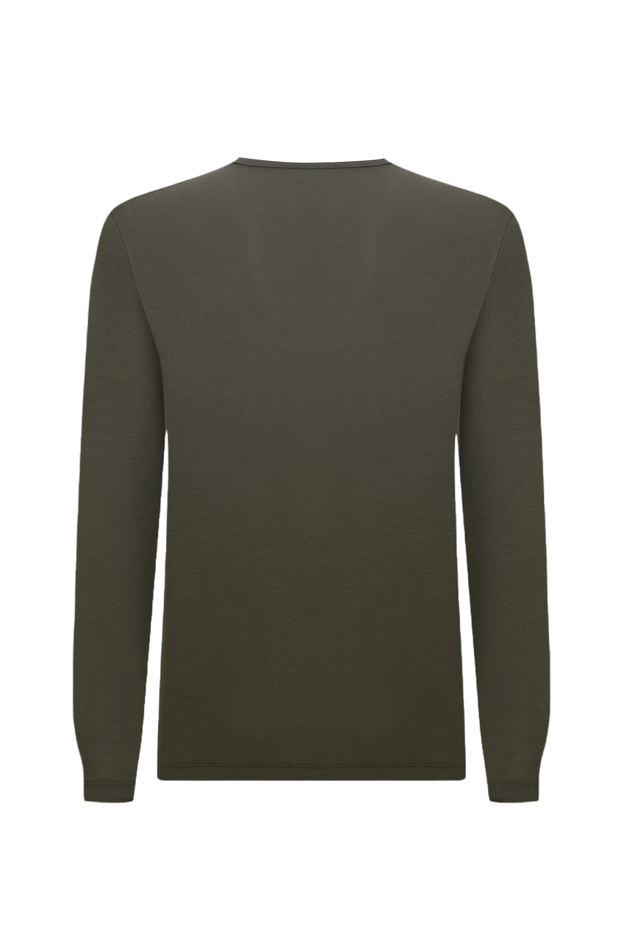 BİSİKLET YAKA UZUN KOLLU T-SHIRT