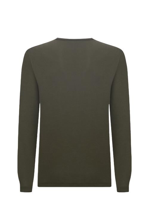  BİSİKLET YAKA UZUN KOLLU T-SHIRT