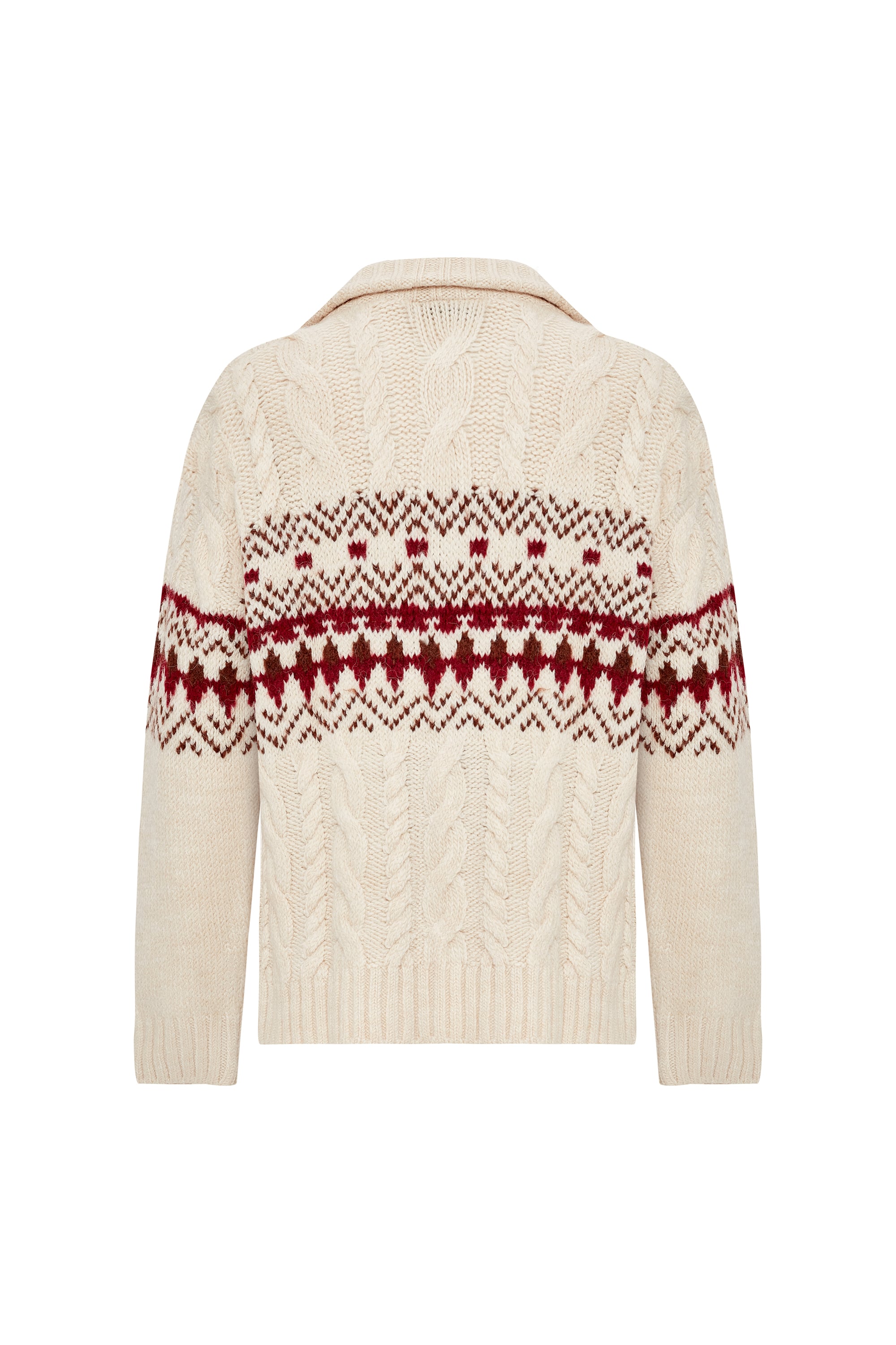 JAKARLI FERMUARLI DİK YAKA SWEATSHIRT