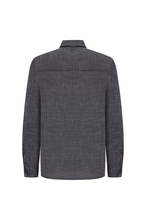  ARMÜRLÜ OVERSIZE UZUN KOLLU GÖMLEK