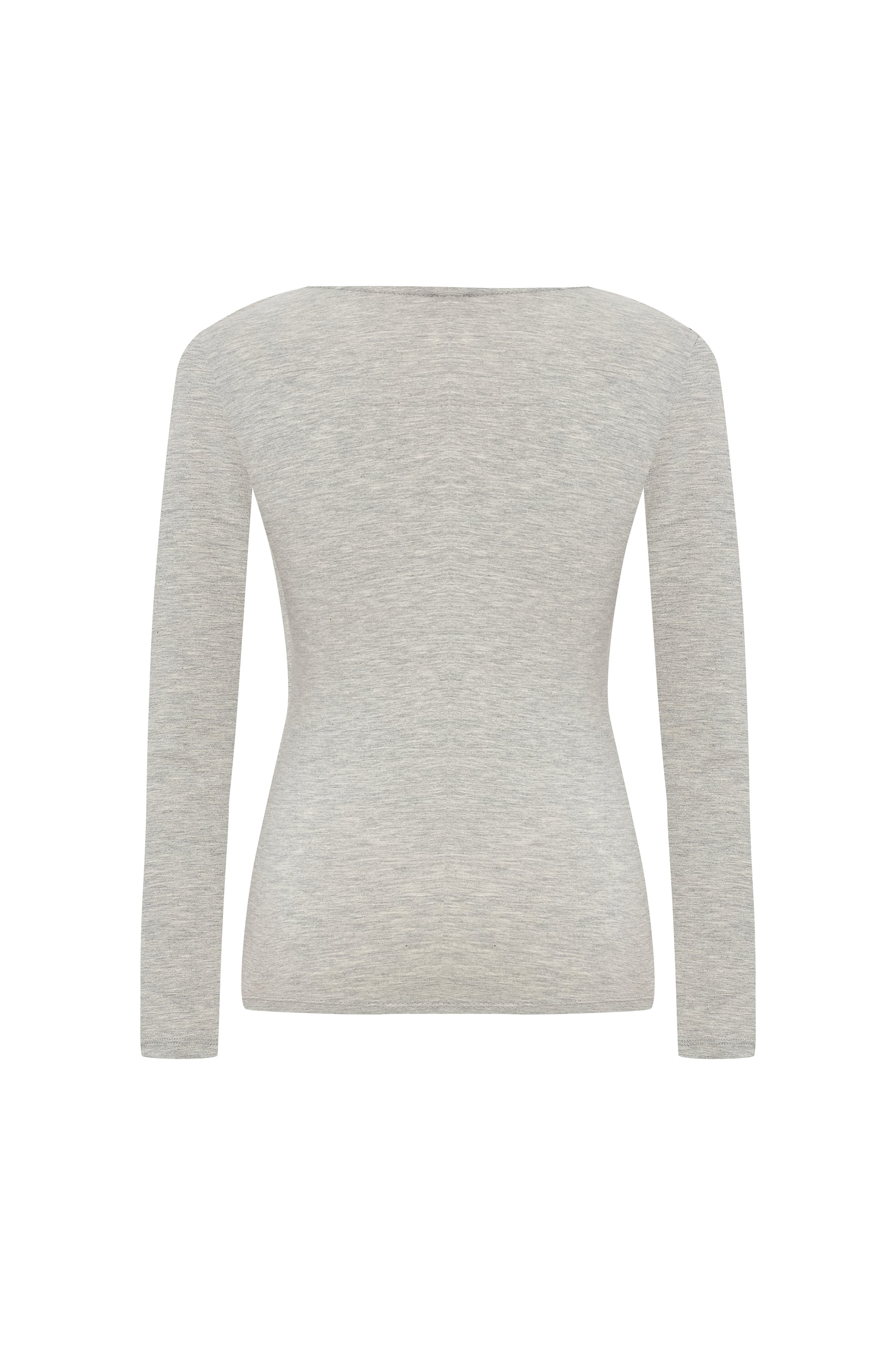 V YAKA UZUN KOLLU T-SHIRT