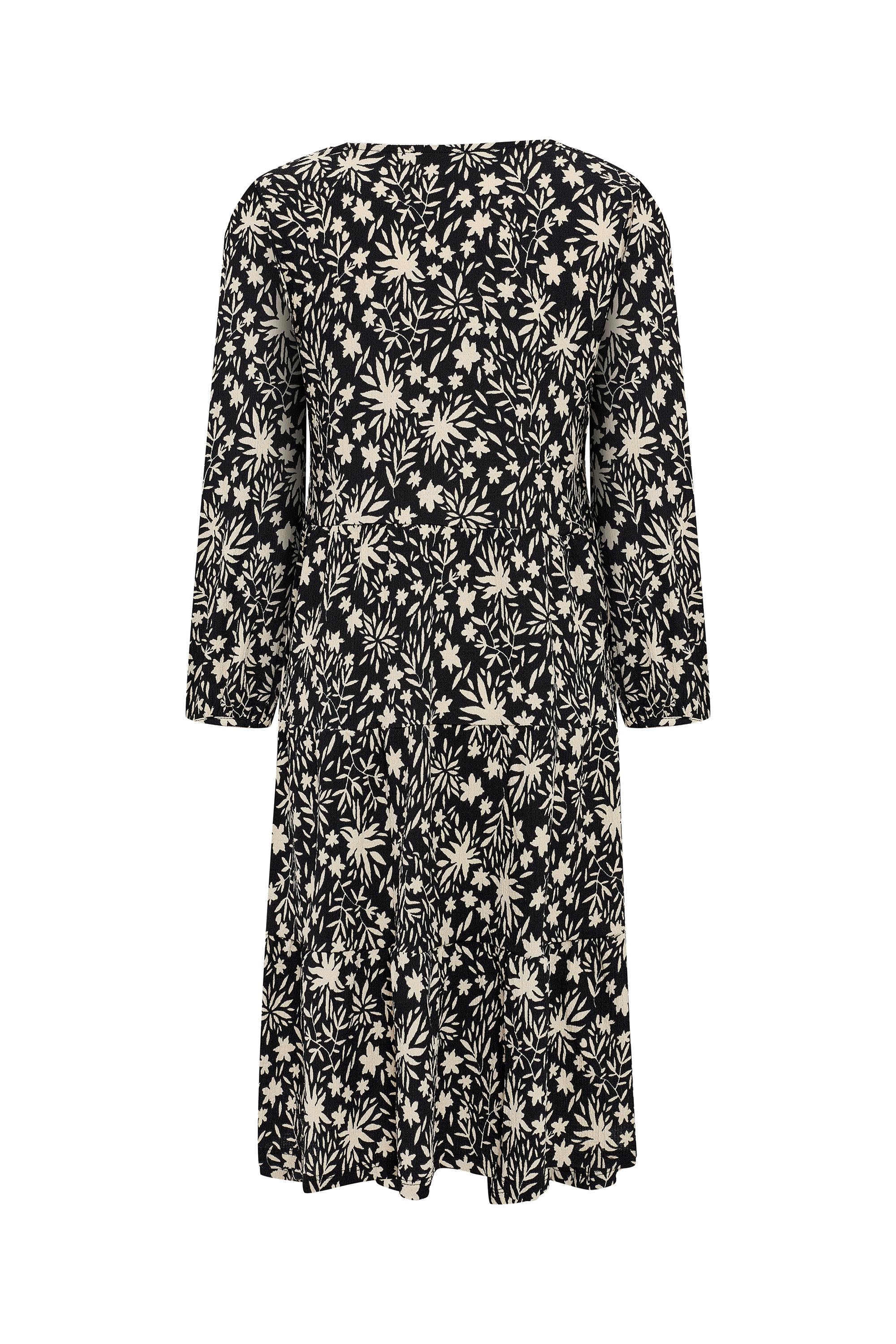 ÇİÇEK BASKILI A KESİM MİNİ ELBİSE