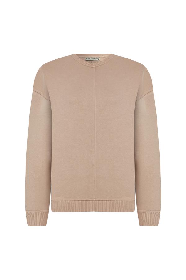 BİSİKLET YAKA OVERSIZE SWEATSHIRT