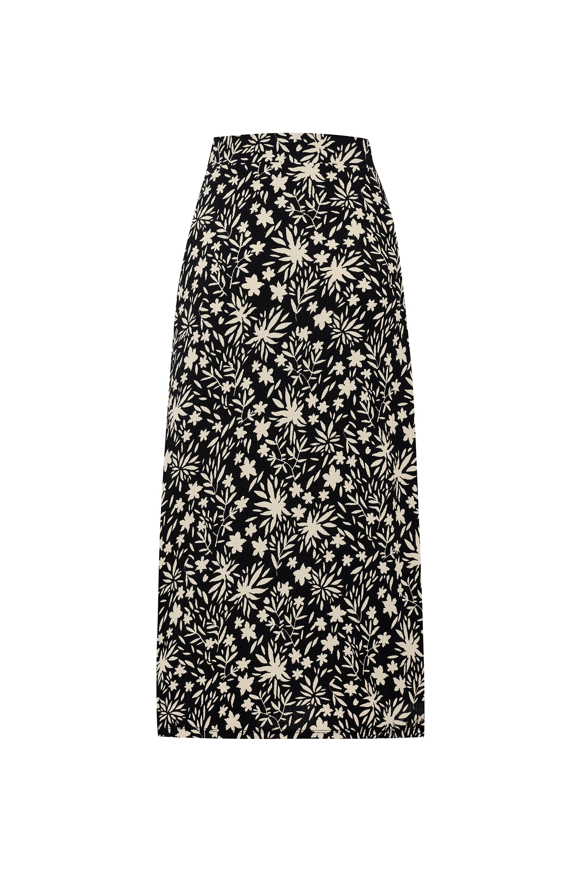 ÇİÇEK BASKILI A KESİM MİDİ ETEK