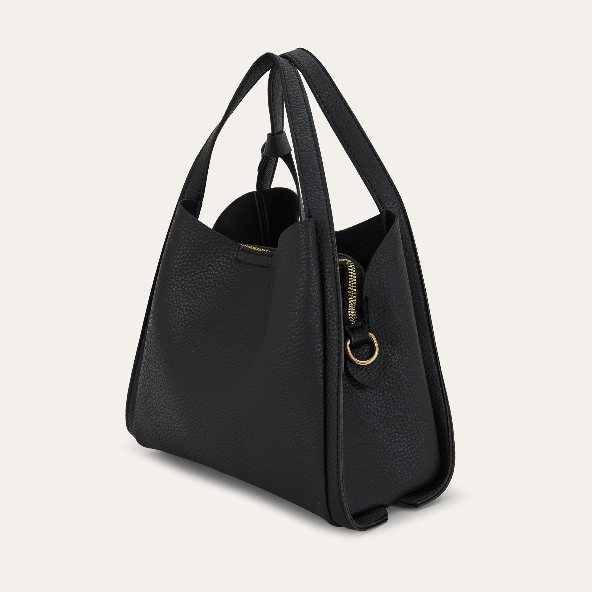 DERİ GÖRÜNÜMLÜ OMUZ ÇANTASI