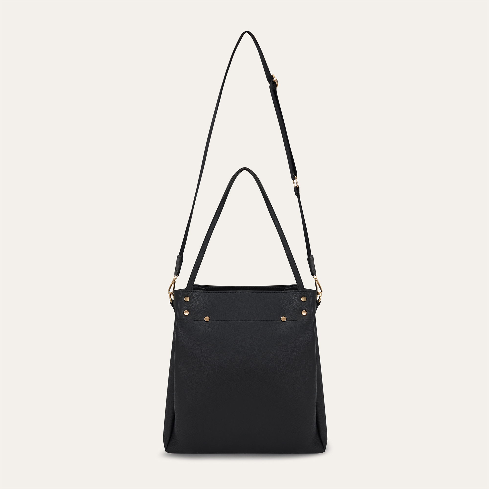 DERİ GÖRÜNÜMLÜ OMUZ ÇANTASI