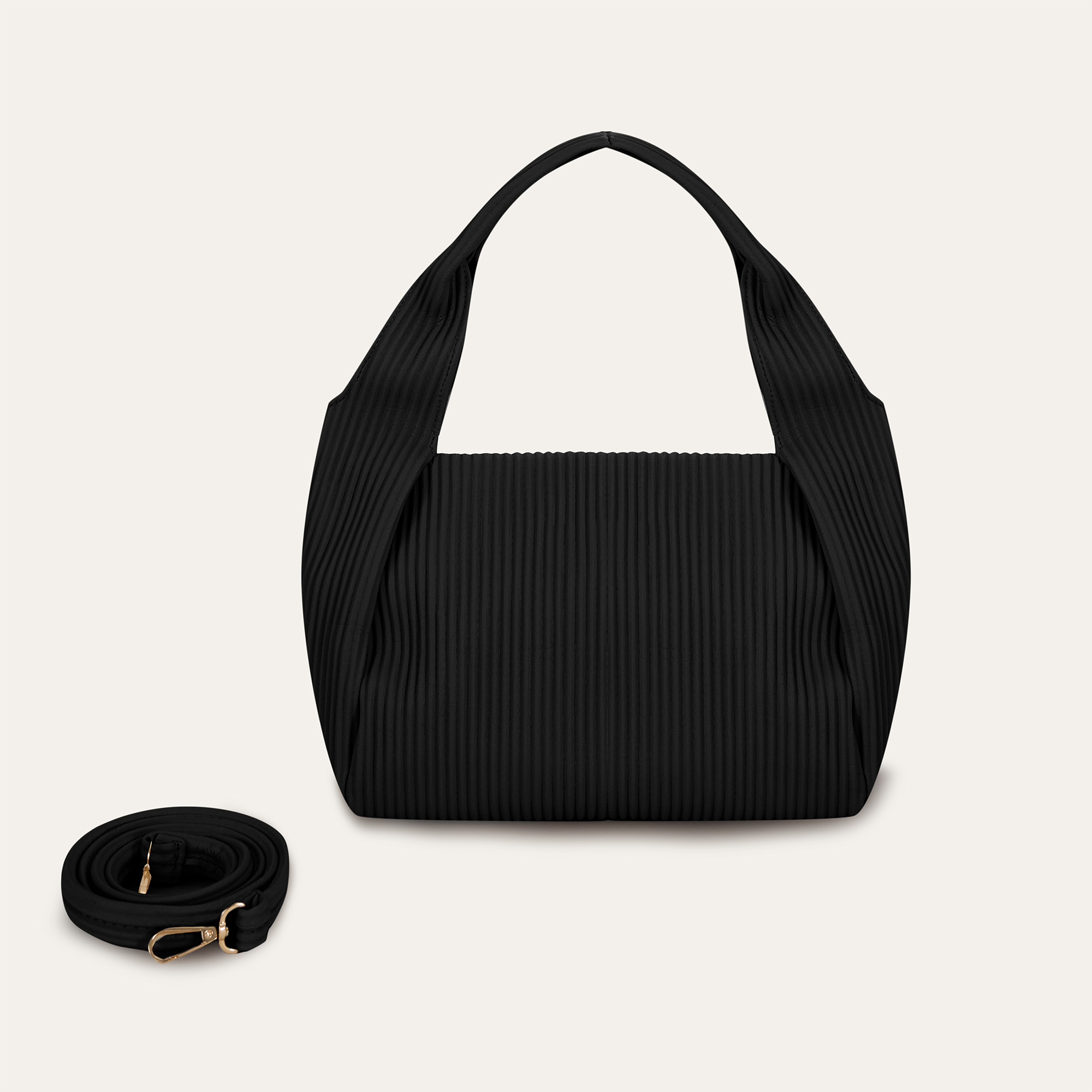 DOKULU DERİ GÖRÜNÜMLÜ EL ÇANTASI