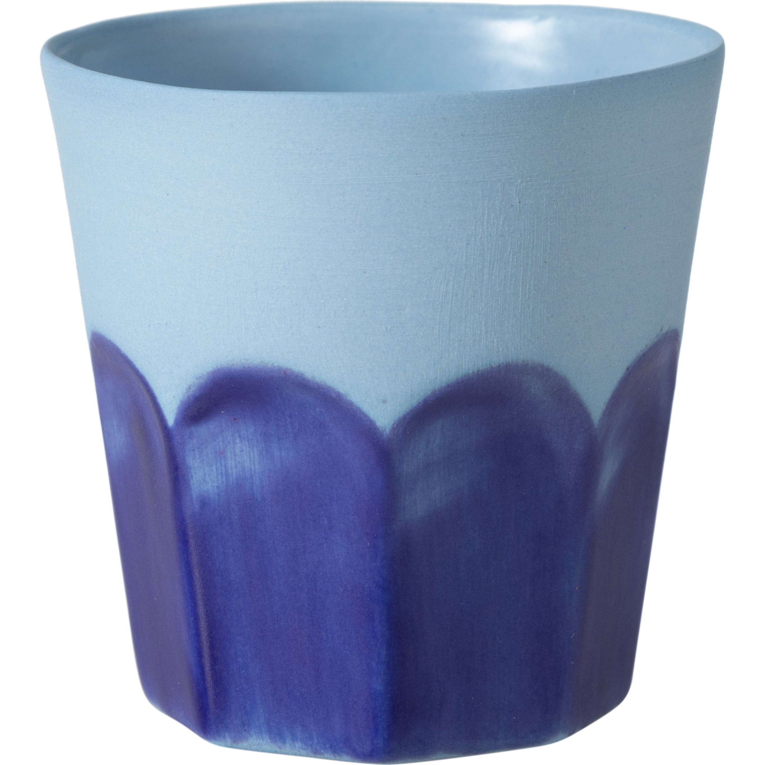 HANDMADE PORSELEN MAVİ ESPRESSO FİNCANI -110 ML