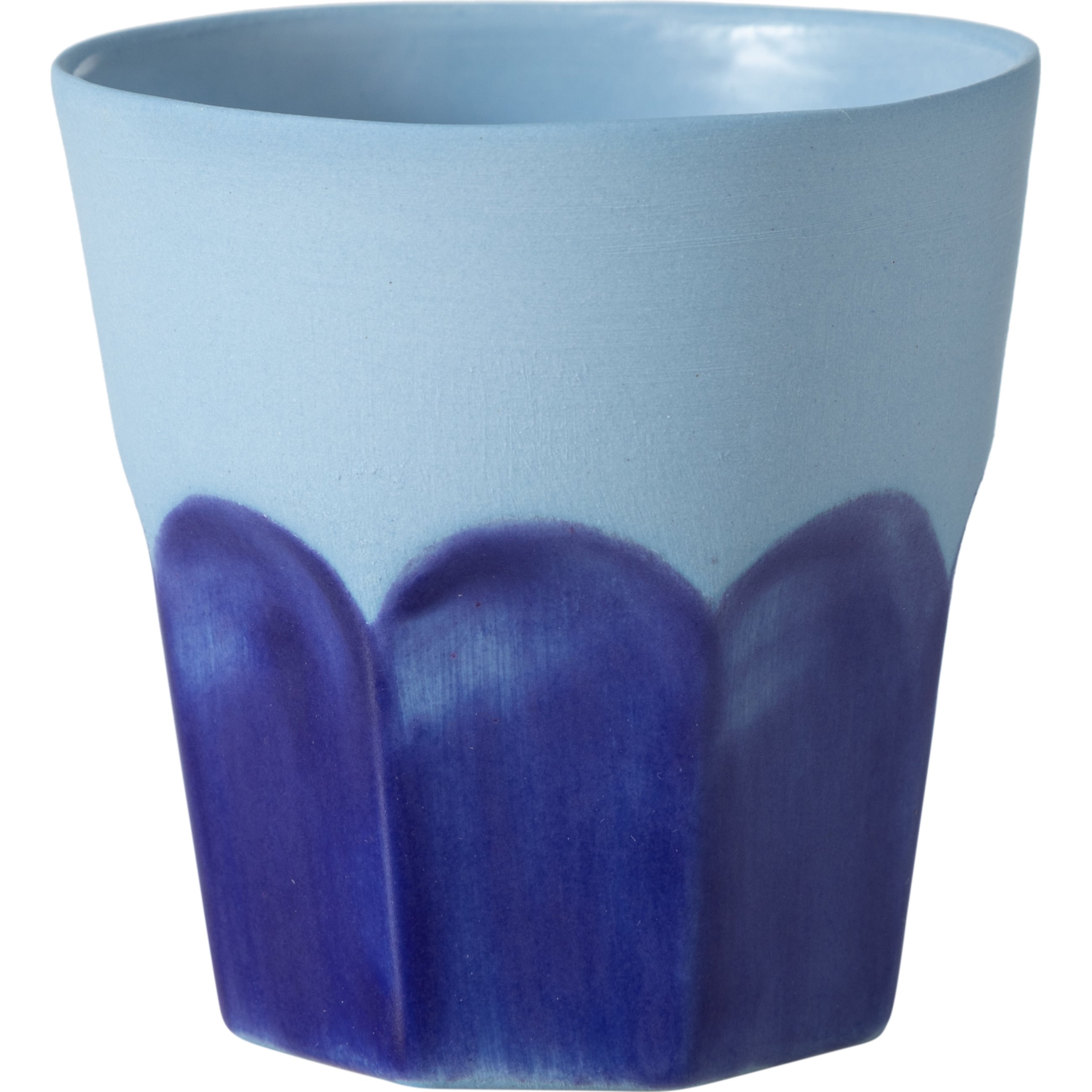 HANDMADE PORSELEN MAVİ ESPRESSO FİNCANI -110 ML