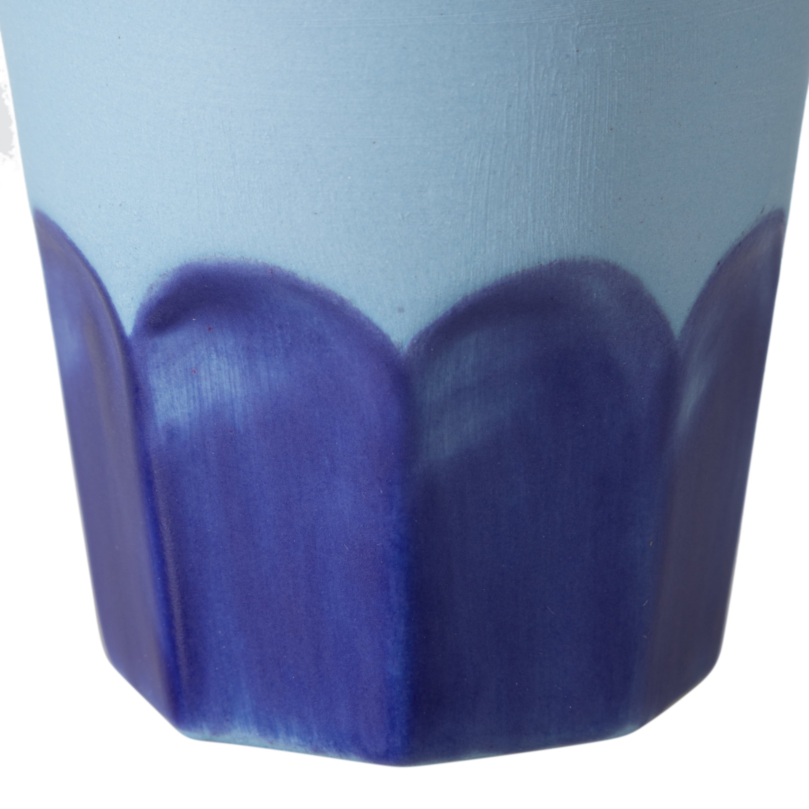 HANDMADE PORSELEN MAVİ ESPRESSO FİNCANI -110 ML