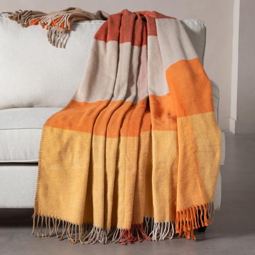 DIA SCOTCH BATTANİYE TURUNCU KAHVE 200X220