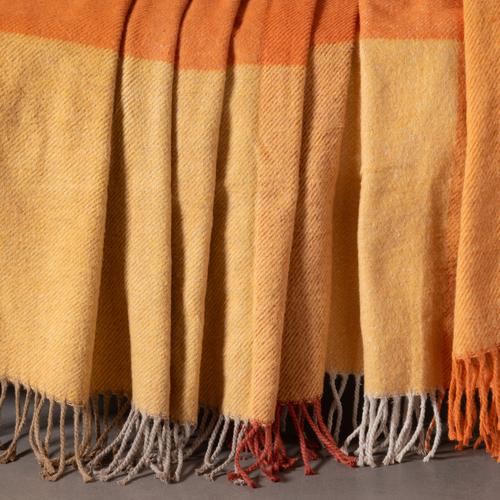 DIA SCOTCH BATTANİYE TURUNCU KAHVE 200X220