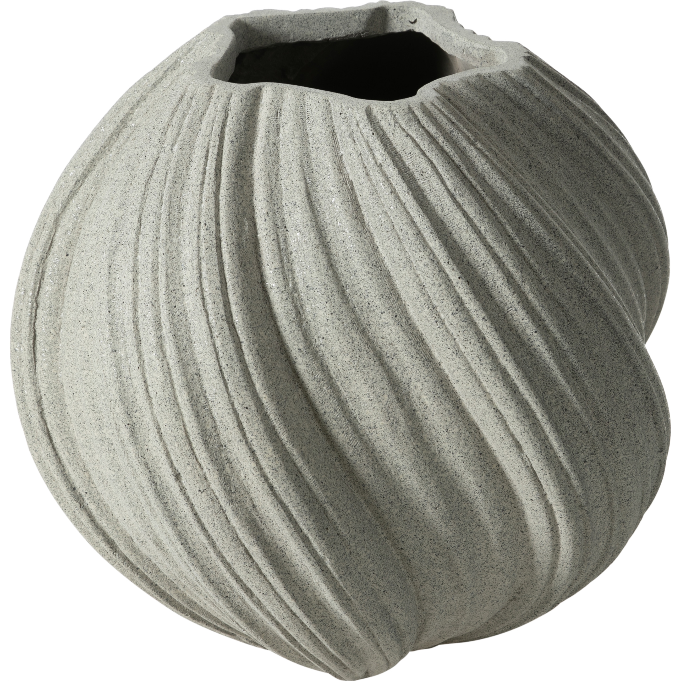 SPIRAL VAZO BEJ 34X32CM