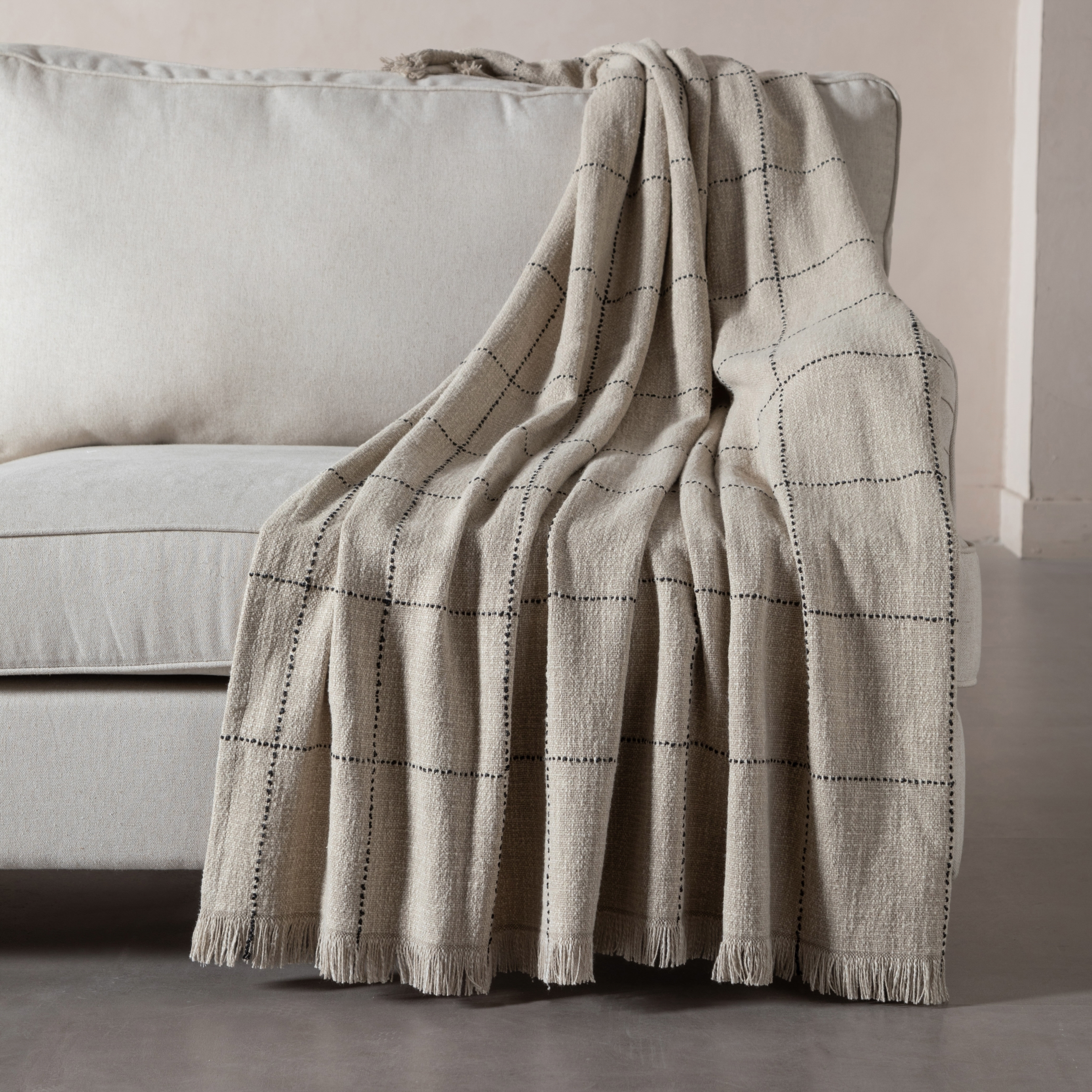 IVY KOLTUK ŞALI BEJ 140X170