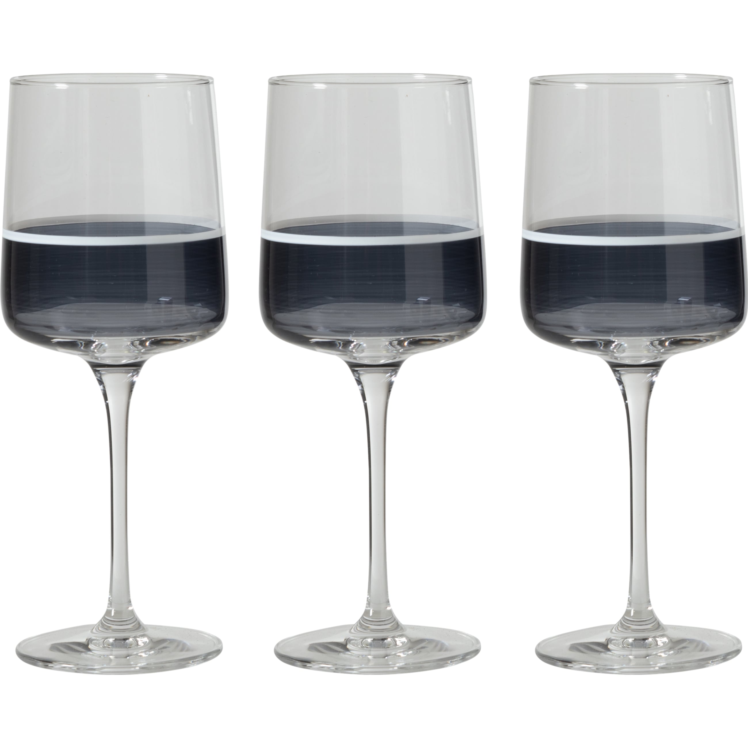 ANTRASİT 3LÜ KADEH SETİ 320CC