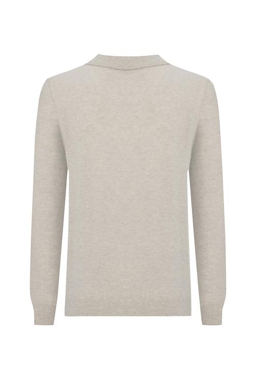  POLO YAKA YÜNLÜ KAZAK