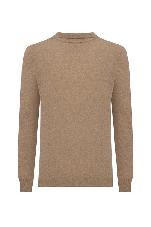  POLO YAKA YÜNLÜ KAZAK