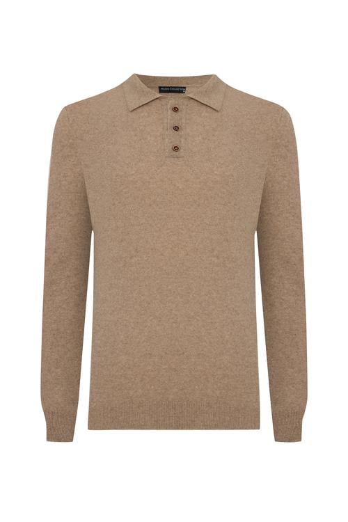  POLO YAKA YÜNLÜ KAZAK