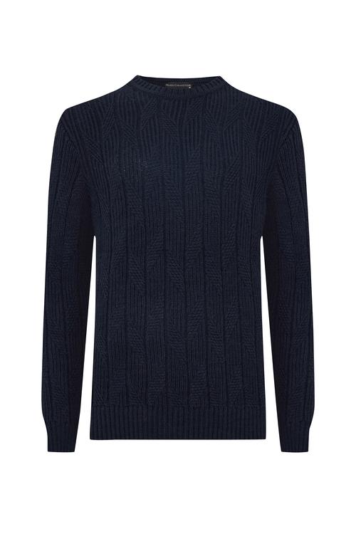  BİSİKLET YAKA TRİKO KAZAK