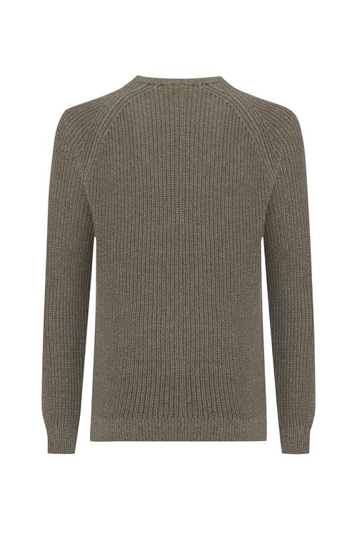  MELANJLI BİSİKLET YAKA KAZAK