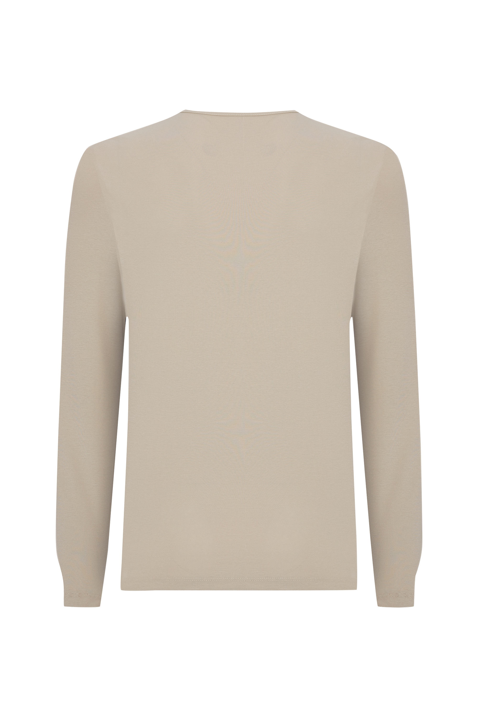 BİSİKLET YAKA UZUN KOLLU T-SHIRT