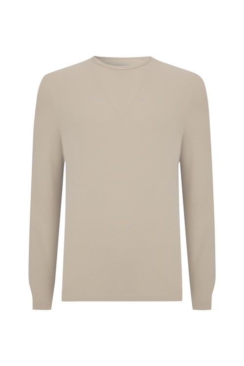  BİSİKLET YAKA UZUN KOLLU T-SHIRT