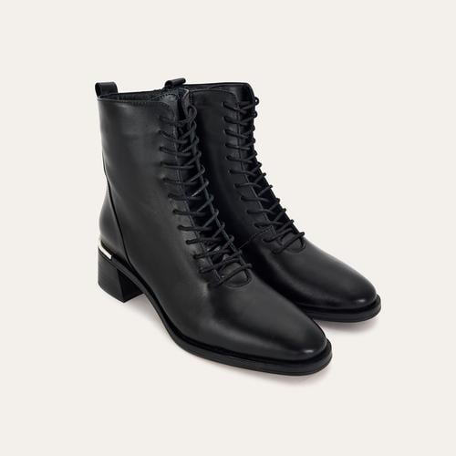  HAKİKİ DERİ KISA TOPUKLU BOT