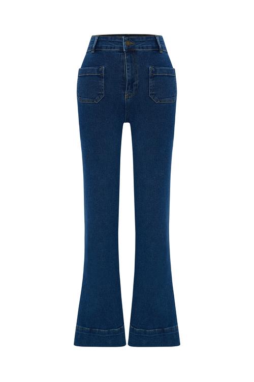  GENİŞ PAÇA JEAN PANTOLON