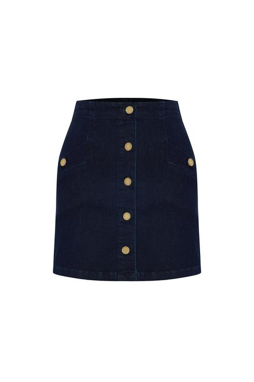  DÜĞMELİ MİNİ ETEK