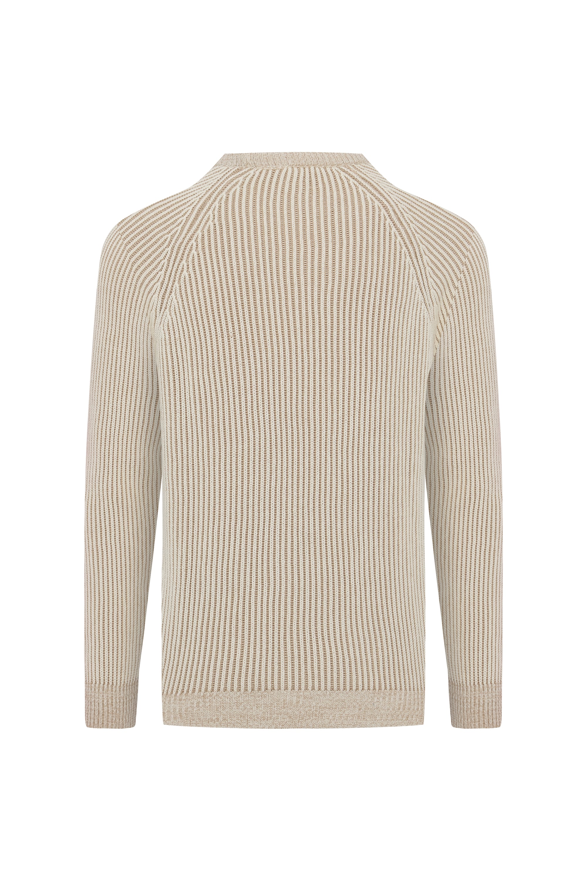 BİSİKLET YAKA ÖRGÜLÜ LOOSE FIT KAZAK