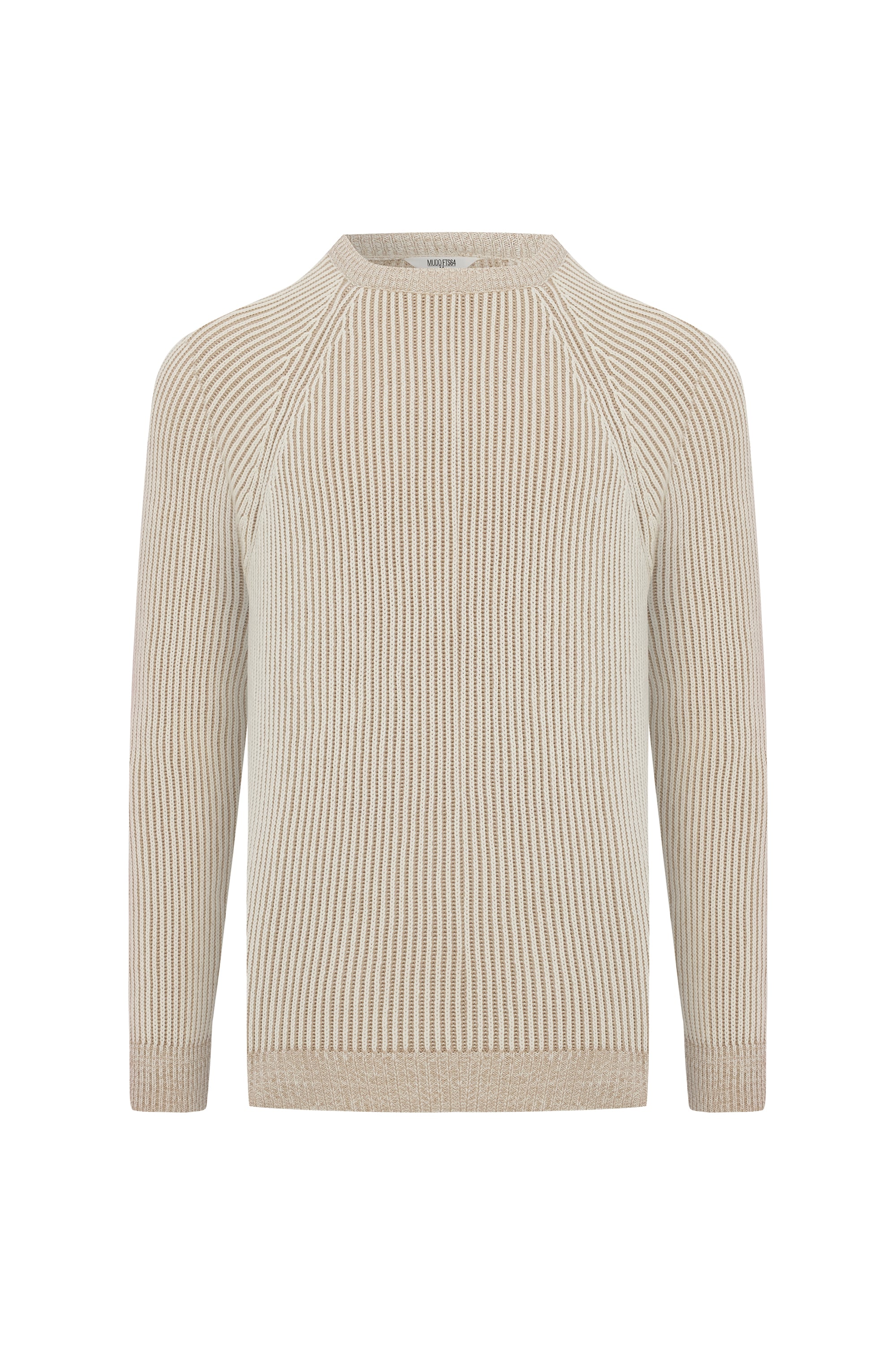 BİSİKLET YAKA ÖRGÜLÜ LOOSE FIT KAZAK