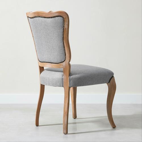  RICCARDO VINTAGE MASİF AHŞAP SANDALYE GRİ