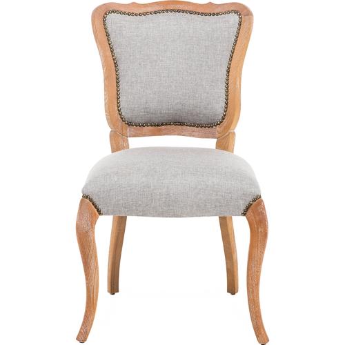  RICCARDO VINTAGE MASİF AHŞAP SANDALYE GRİ