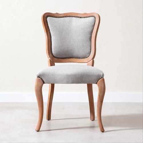  RICCARDO VINTAGE MASİF AHŞAP SANDALYE GRİ